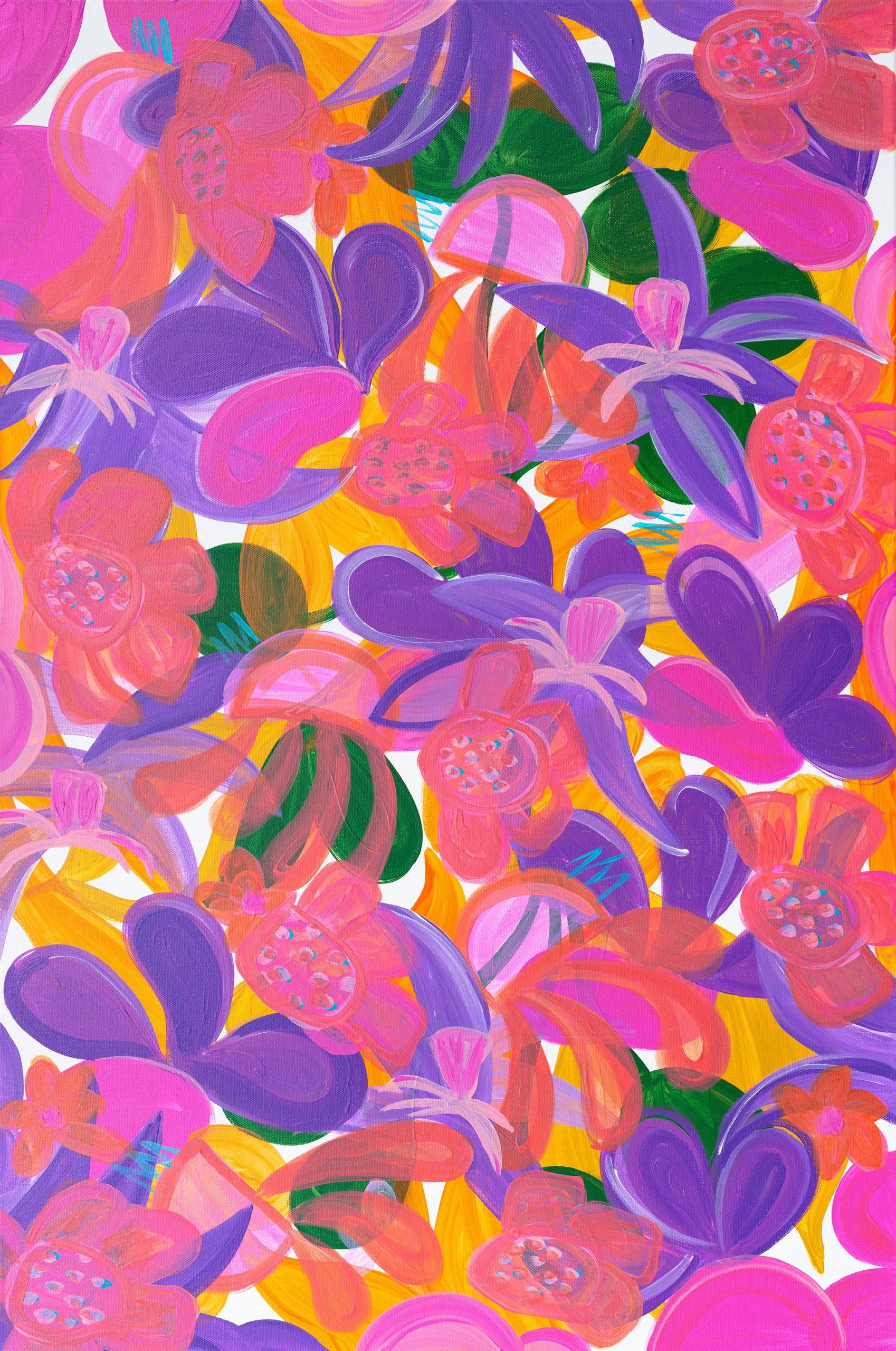 Why Pink Is My Favourite Colour to Paint With: The Heart of Art by Peggy